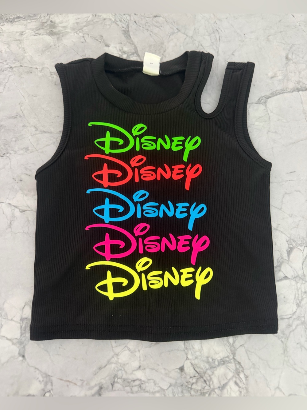 Neon Disney tank top
